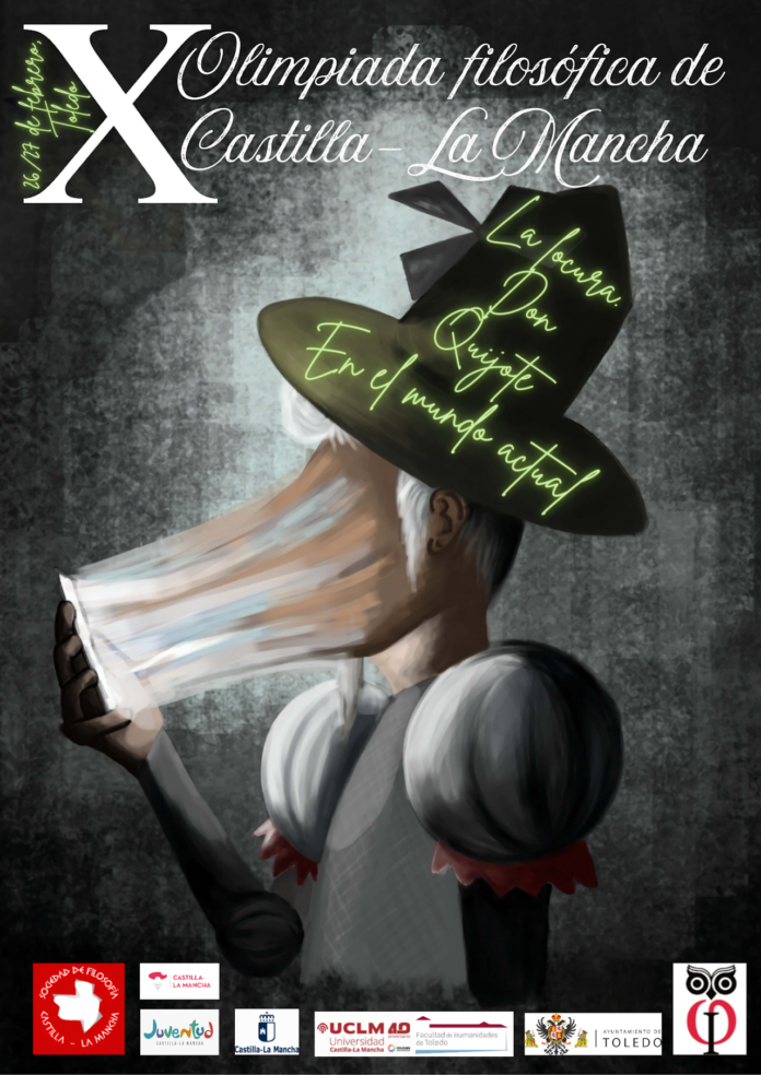 Cartel de la X Olimpiada Filosfica de Castilla-La Mancha